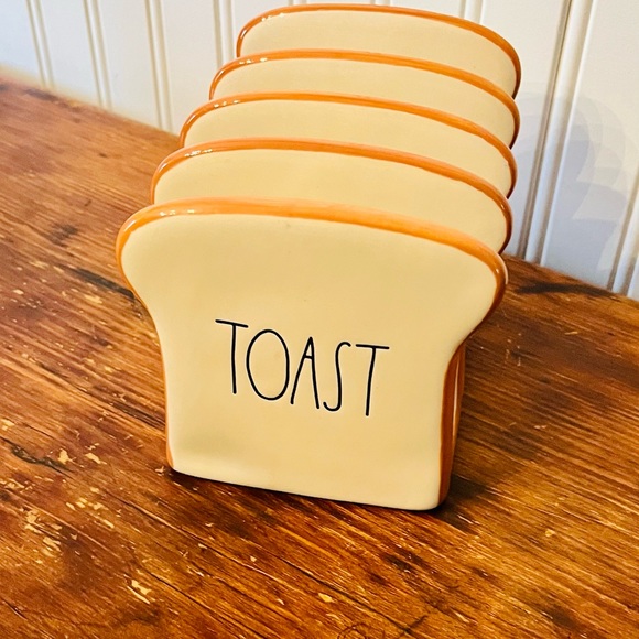 Rae Dunn TOAST Server/Holder - Picture 2 of 5
